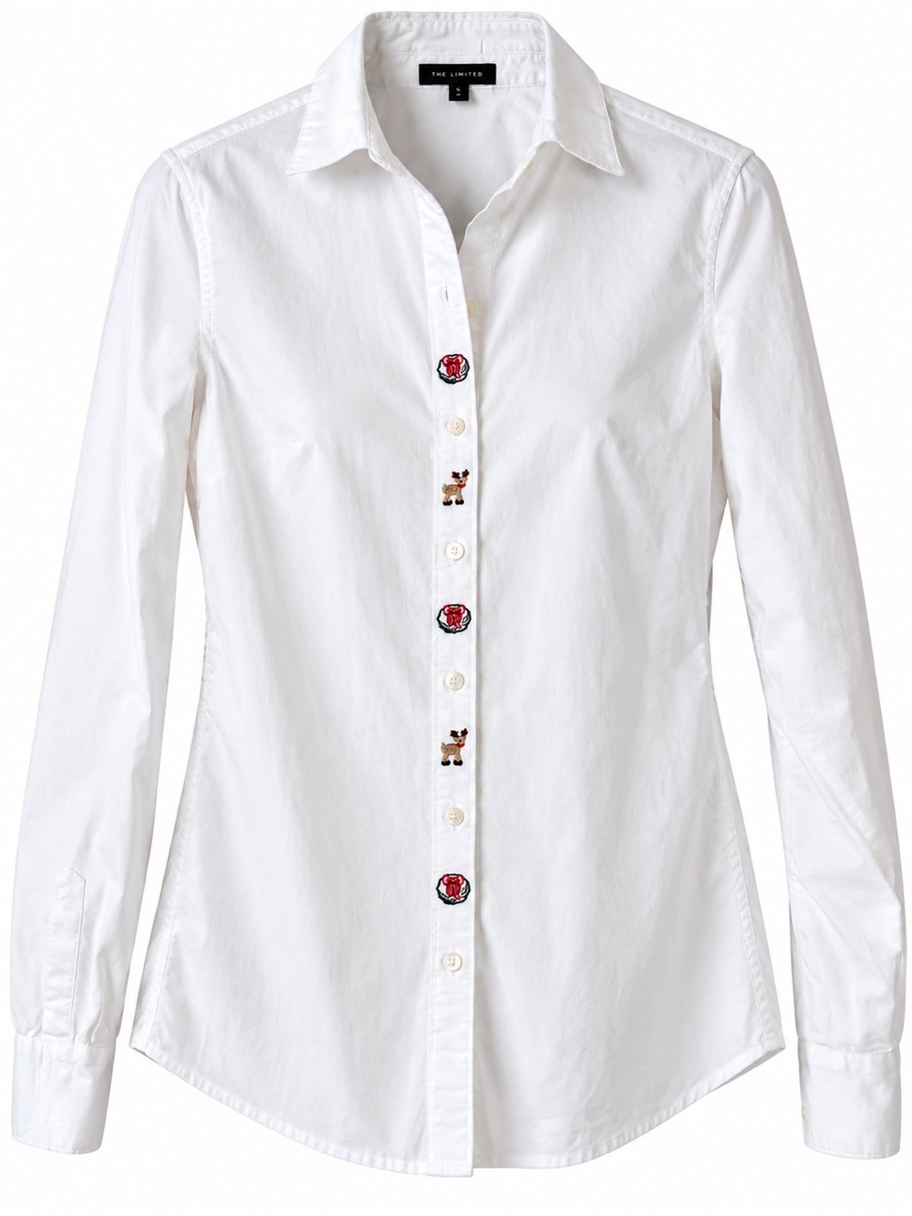 The Limited Christmas Button Down - Size M Tall